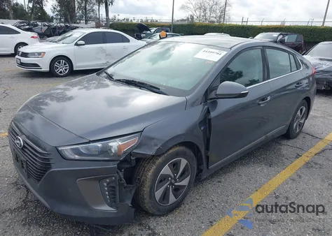 2018 Hyundai Ioniq Hybrid Sel z USA, uszkodzony, nr VIN KMHC75LC8JU098549